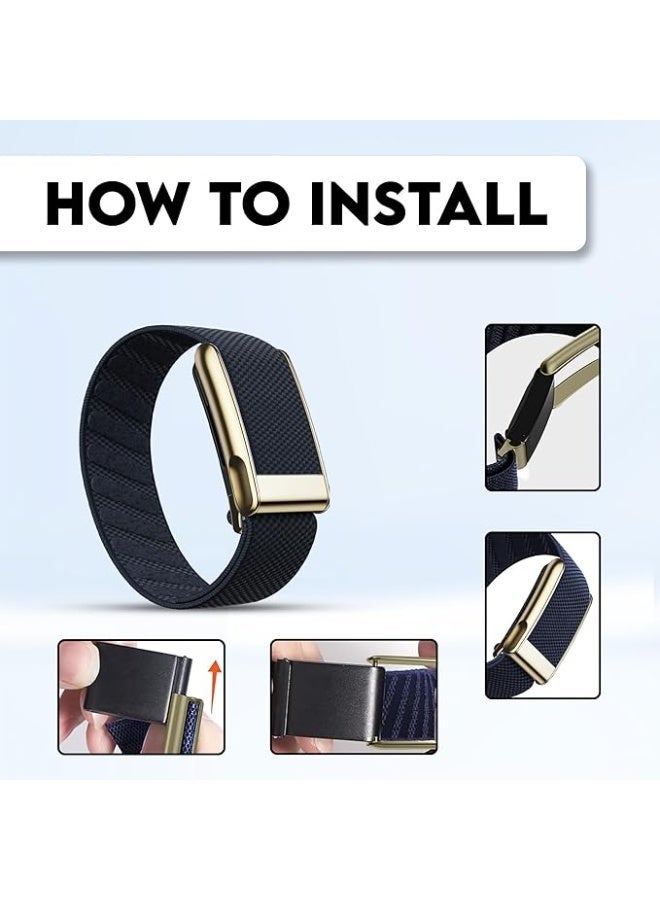 Ultra-soft Nylon Sport Band Compatible with WHOOP 5.0, One, Peak, and Life | Breathable, Durable & Secure Fit Strap | NOT for Gen 4 - Image 3